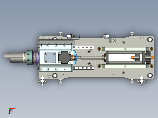 电化学处理振荡机3d模型3D模型俯视缩略图