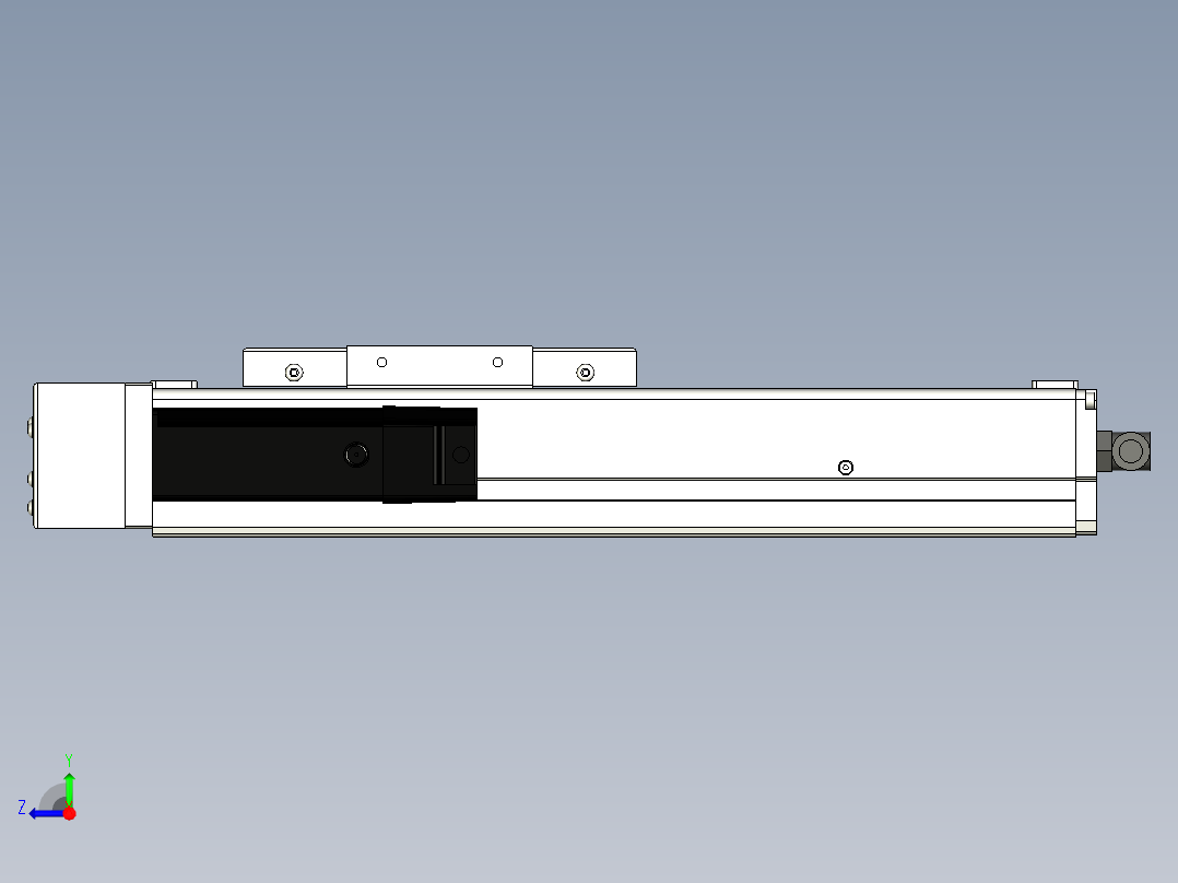 Toyo东佑达直线模组-ECH12-150-BL-100W+煞車右视图