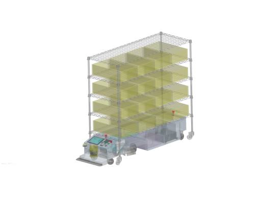 手动牵引AGV钢丝料架缩略图
