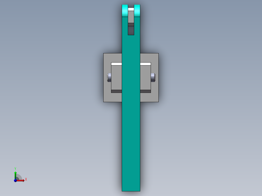 495曲轴零件工艺、钻润滑油孔夹具及专用机床设计(全部结清）前视图