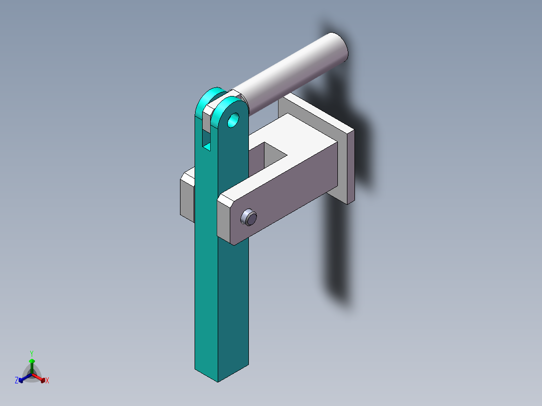 495曲轴零件工艺、钻润滑油孔夹具及专用机床设计(全部结清）正等轴测图