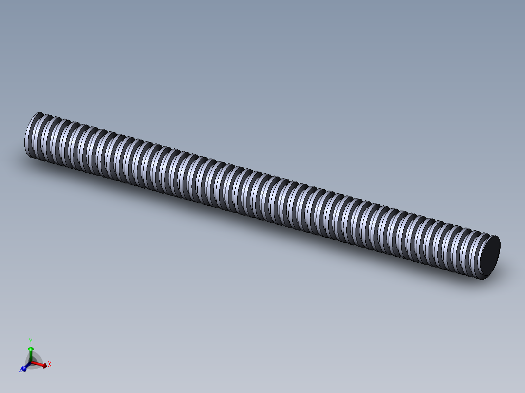 公制 （ISO） 梯形螺钉-TR18x4x200.SLDPRT