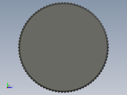 滚花旋钮-Knurled Knob 0.312x1.000x0.500.STEP左视缩略图