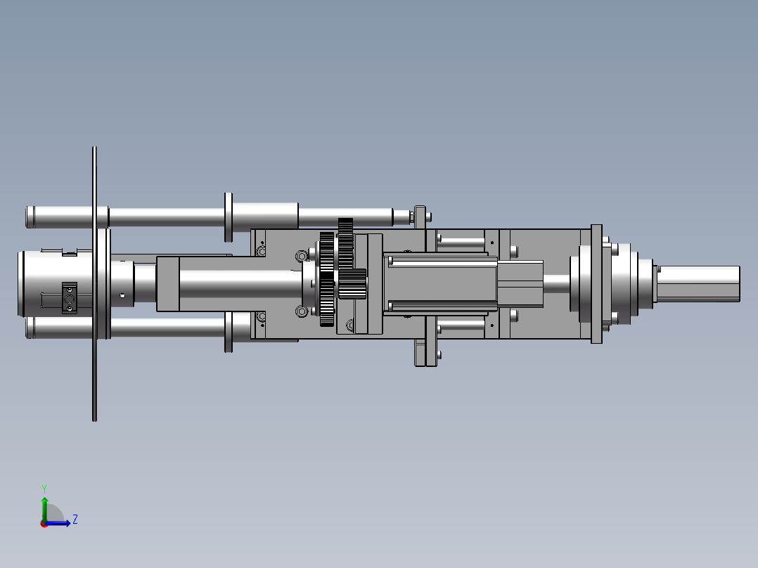 自动机构左视图