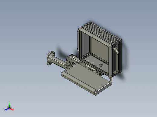 悬臂控制操控箱键盘支架-H3-固定底座-中间连接器-90度箱体连接器-200-300