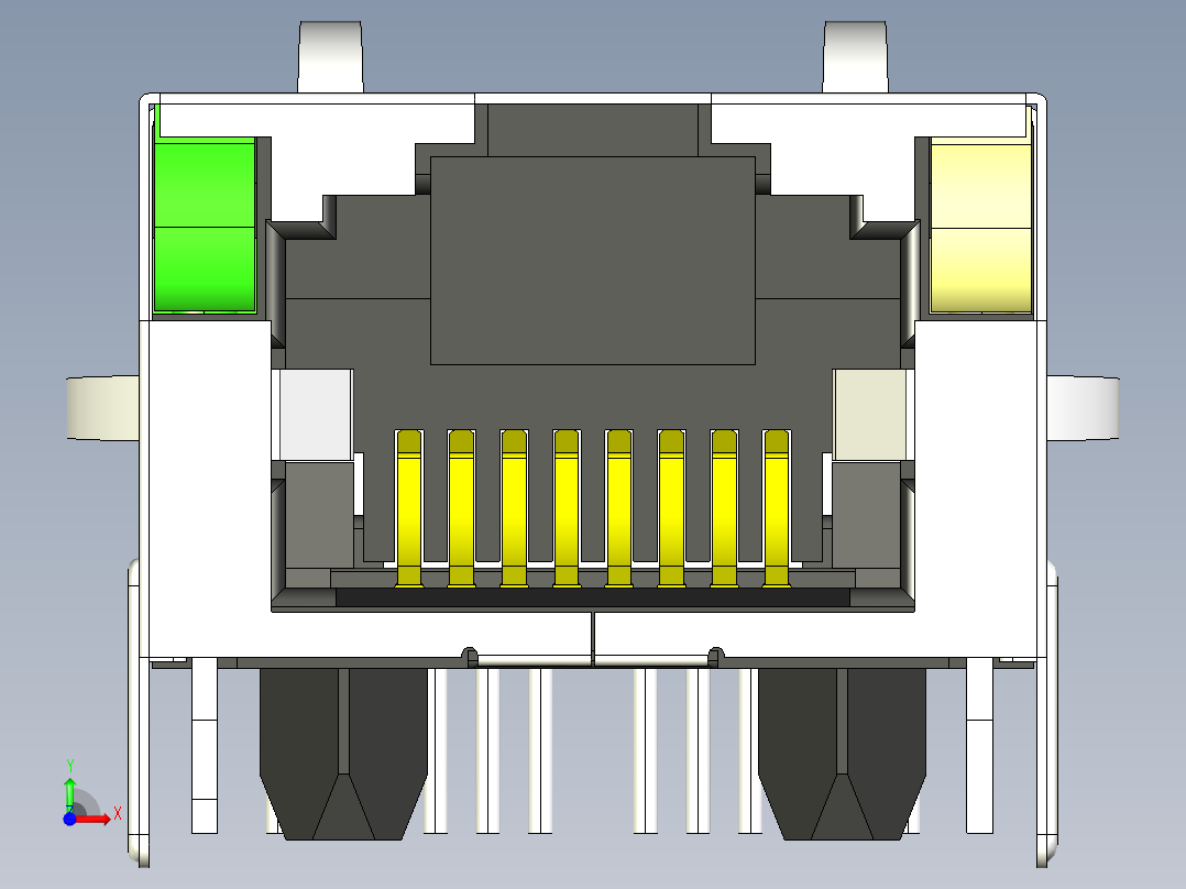 BEL保险丝L829-1J1T-43前视图