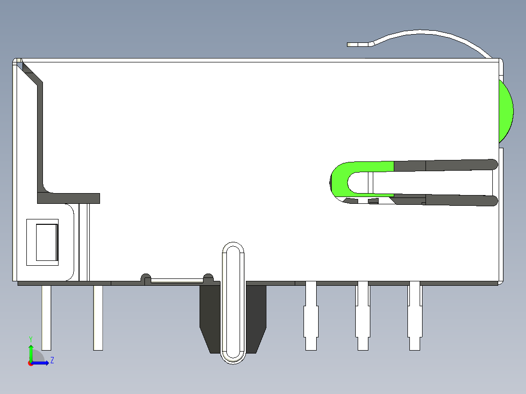 BEL保险丝L829-1J1T-43左视图