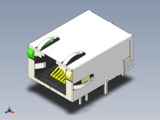 BEL保险丝L829-1J1T-43正等轴测缩略图