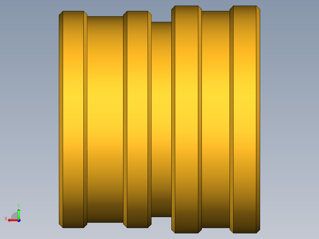 水管接头High Flow Coupler 1163-60-BPD后视图