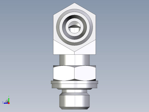卡套式工业通用硬管接头EO_Adjustable_Locknut_elbow_WEE06LMOMDCF右视缩略图