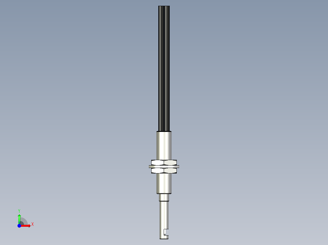 侧视光纤_漫反射型FR-F612前视图