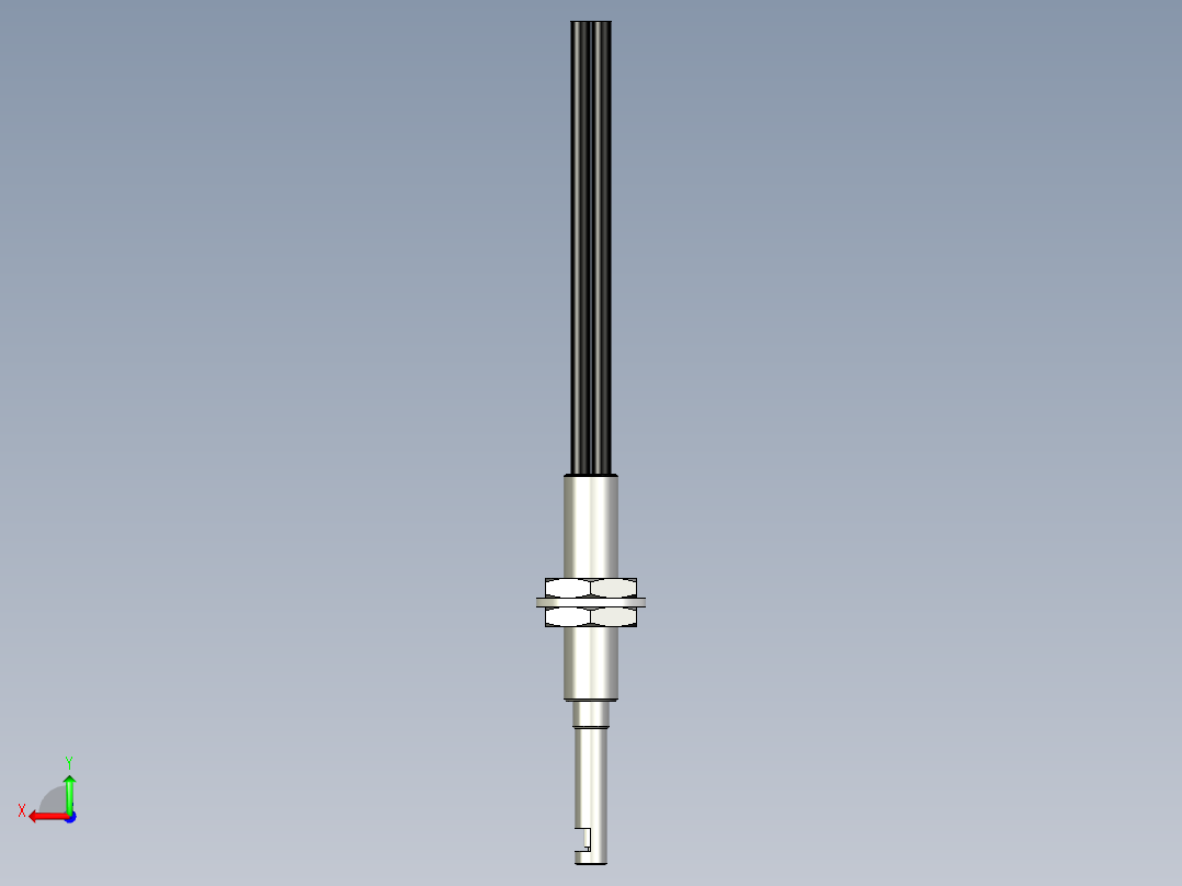 侧视光纤_漫反射型FR-F612后视图