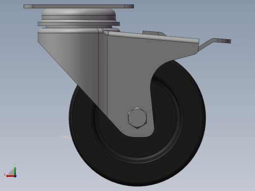 3寸脚轮后视缩略图