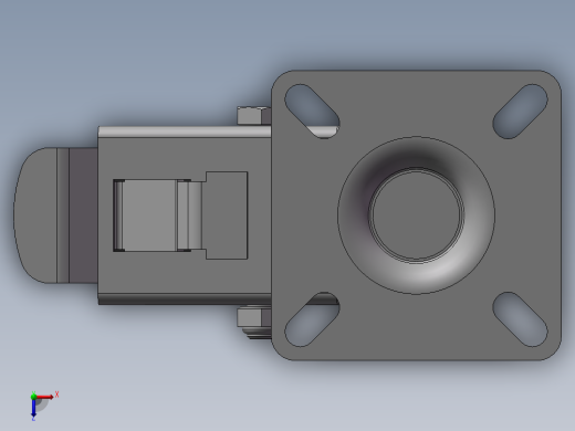 3寸脚轮俯视缩略图