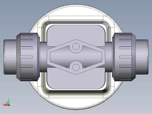 8DKMUAVCP NO-DA 气动隔膜阀、常开型双作用，与溶剂焊接女性联盟结束，ASTM PVC-U系列后视缩略图