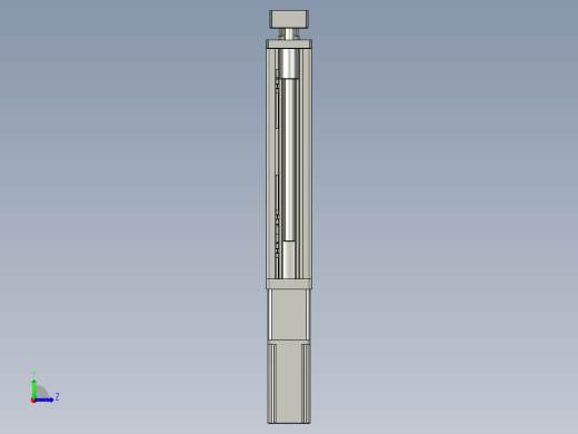 12VZ电动缸-VZ6D-S200-BC左视缩略图