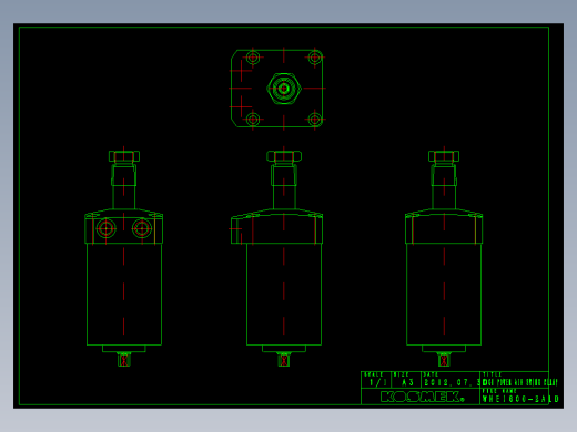 KOSMEKWHE1600-2ALD多系列多零件图纸模型多系列多零件图纸模型