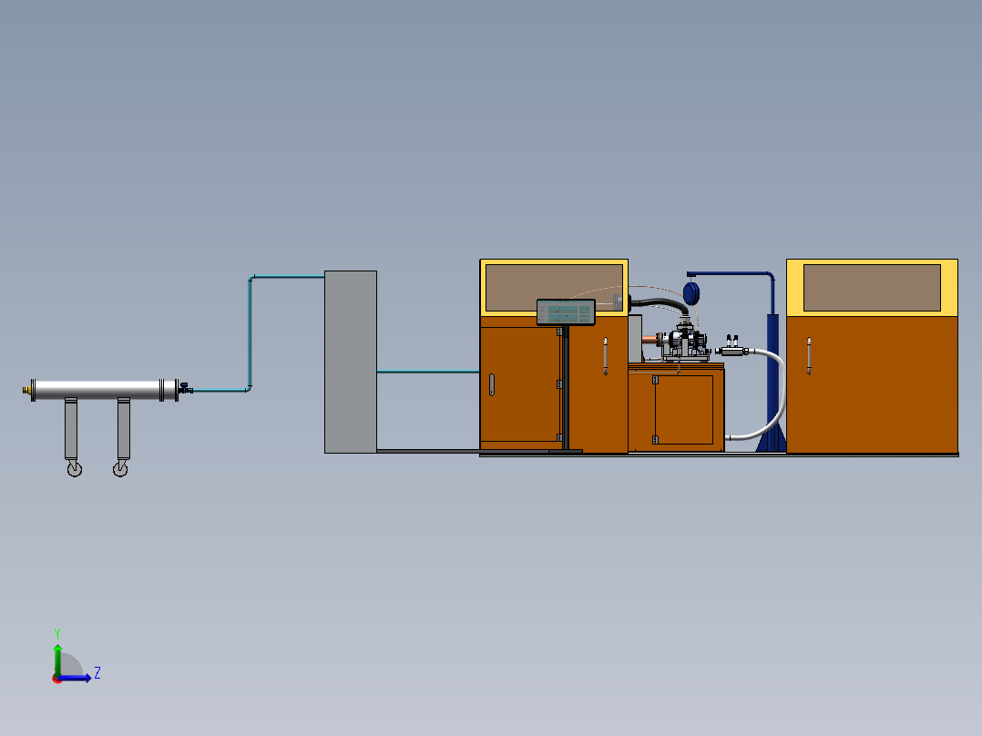测试台(1)左视图