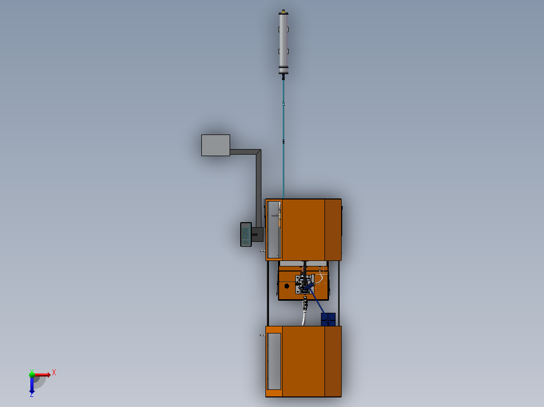测试台(1)俯视图