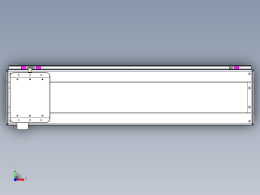 威洛博LC系列3d模型模组LC22H1Y-S800前视缩略图