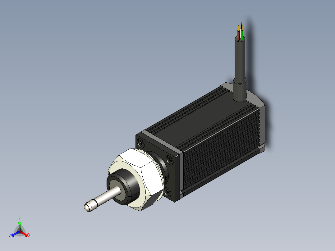NOVOTECHNIK直线位移传感器FTI 系列 传感器正等轴测图