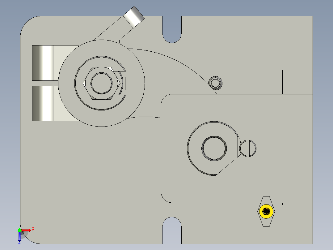弯臂零件车钻两套夹具486935===200俯视图