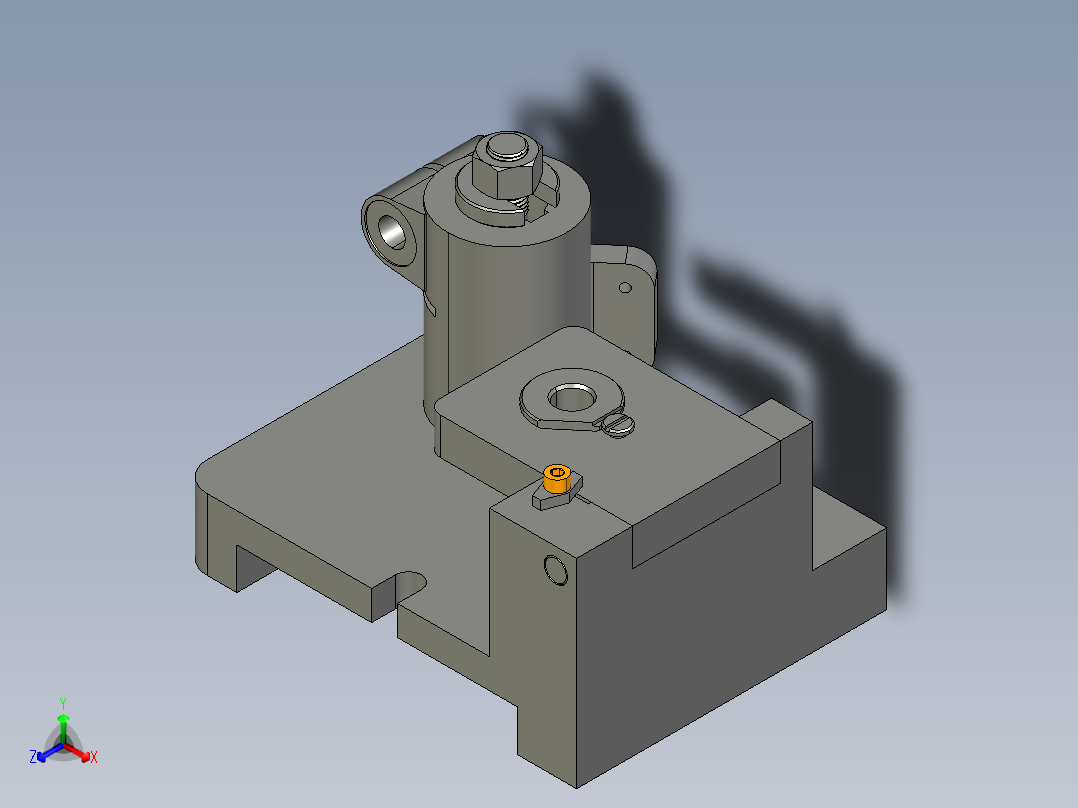 弯臂零件车钻两套夹具486935===200正等轴测图