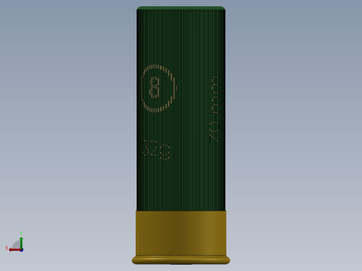 雷明顿12G猎枪子弹后视缩略图