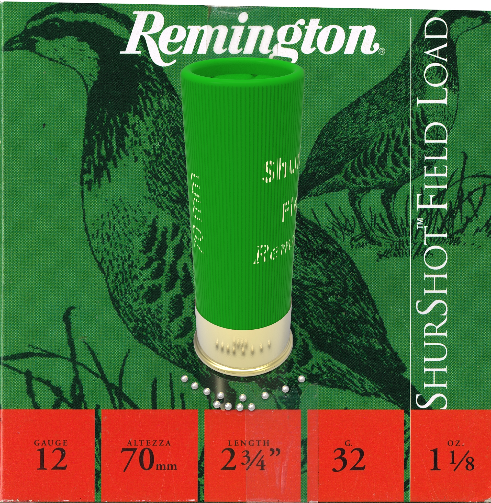 雷明顿12G猎枪子弹
