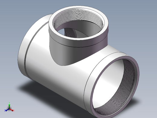 三通-异径 DN80-DN65