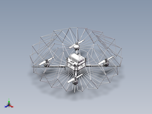 载物无人机正等轴测缩略图