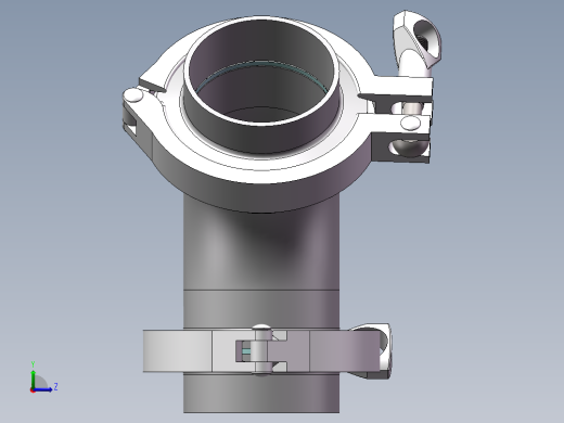 不锈钢快接-45°左视缩略图