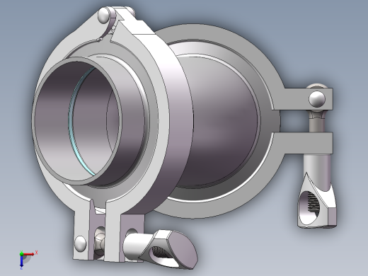 不锈钢快接-45°俯视缩略图