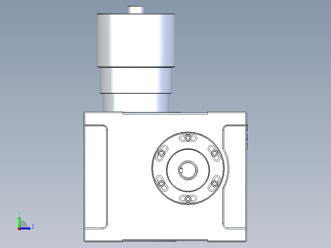 RU80DH升降摇摆型左视图