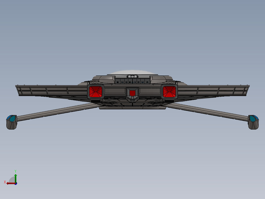 宇宙飞船(96)后视图