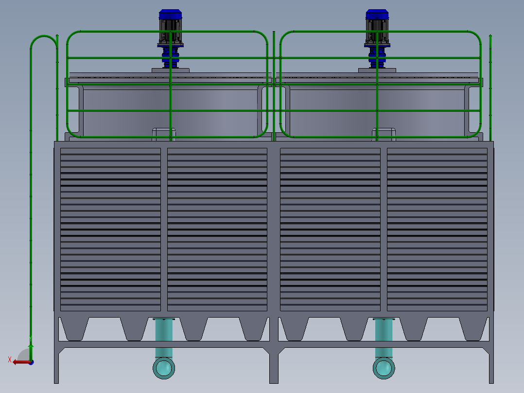 A3004021-大楼通风系统后视图