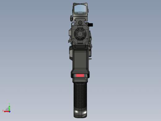 手枪左轮冲锋枪老式狙击步枪设计3D图纸veles-s-pistol STP后视缩略图