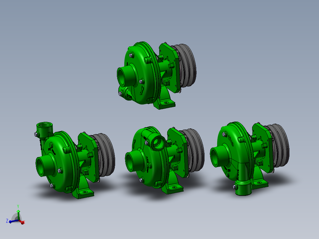 4款FMC-MAG-D离合器驱动离心泵模型