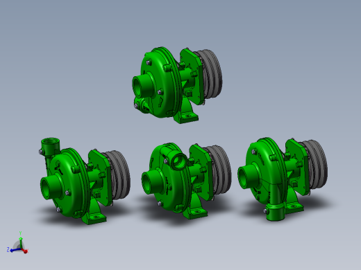 4款FMC-MAG-D离合器驱动离心泵模型