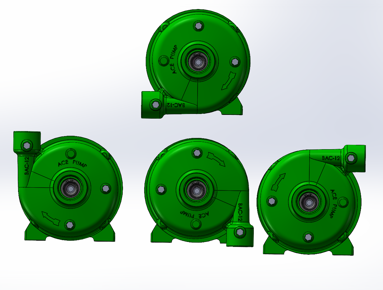 4款FMC-MAG-D离合器驱动离心泵模型
