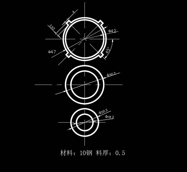 垫片的冲裁模具设计及冲压工艺-冲孔落料复合模含11张CAD图
