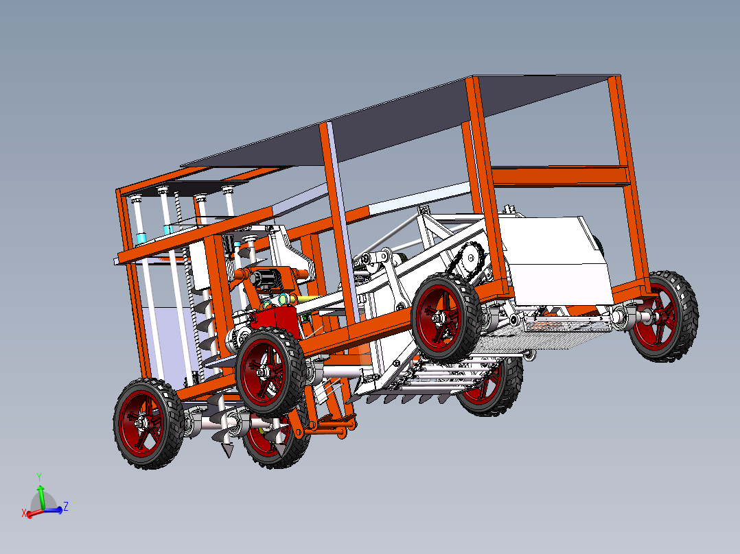 挖山药机器主视图
