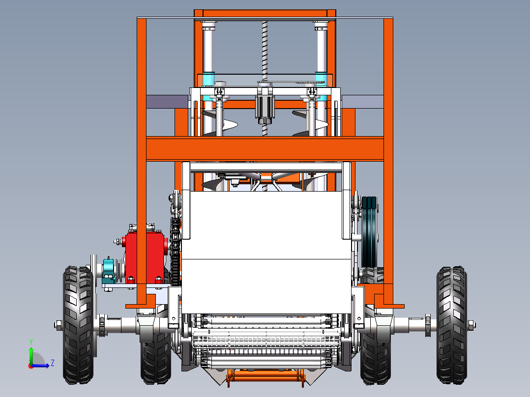 挖山药机器左视图