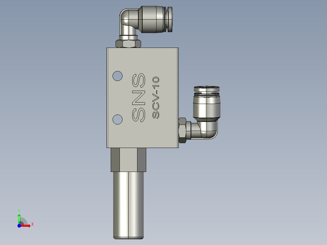SCV-10真空发生器B前视图