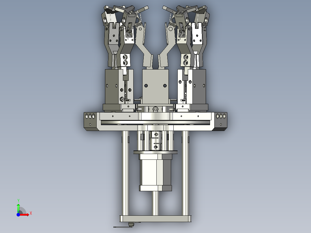 XMGJZDZP-C1-000脚垫抓取治具前视图