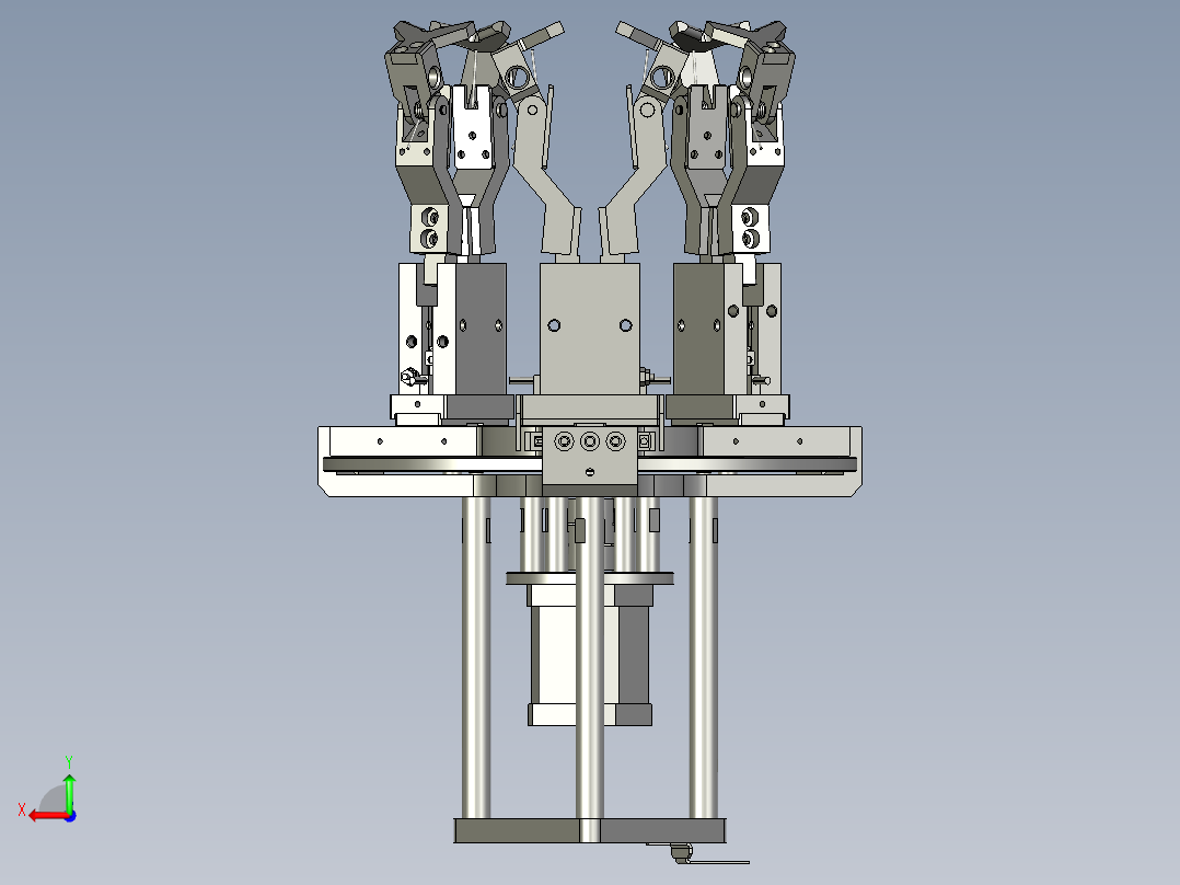 XMGJZDZP-C1-000脚垫抓取治具后视图