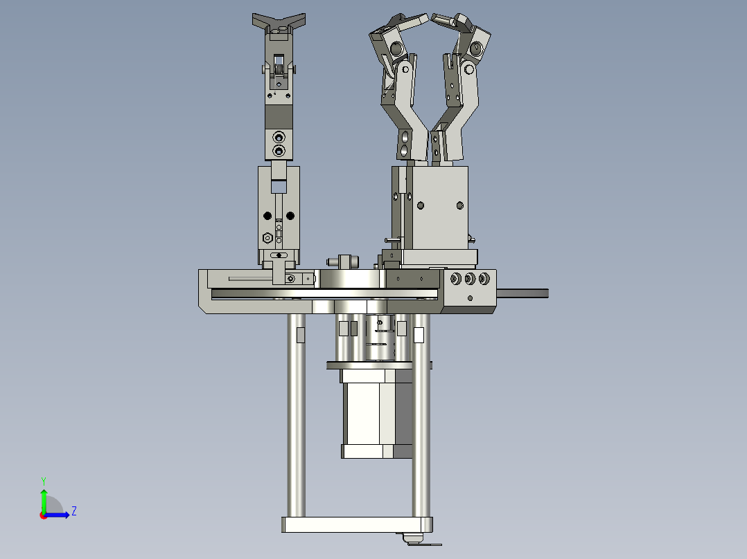 XMGJZDZP-C1-000脚垫抓取治具左视图