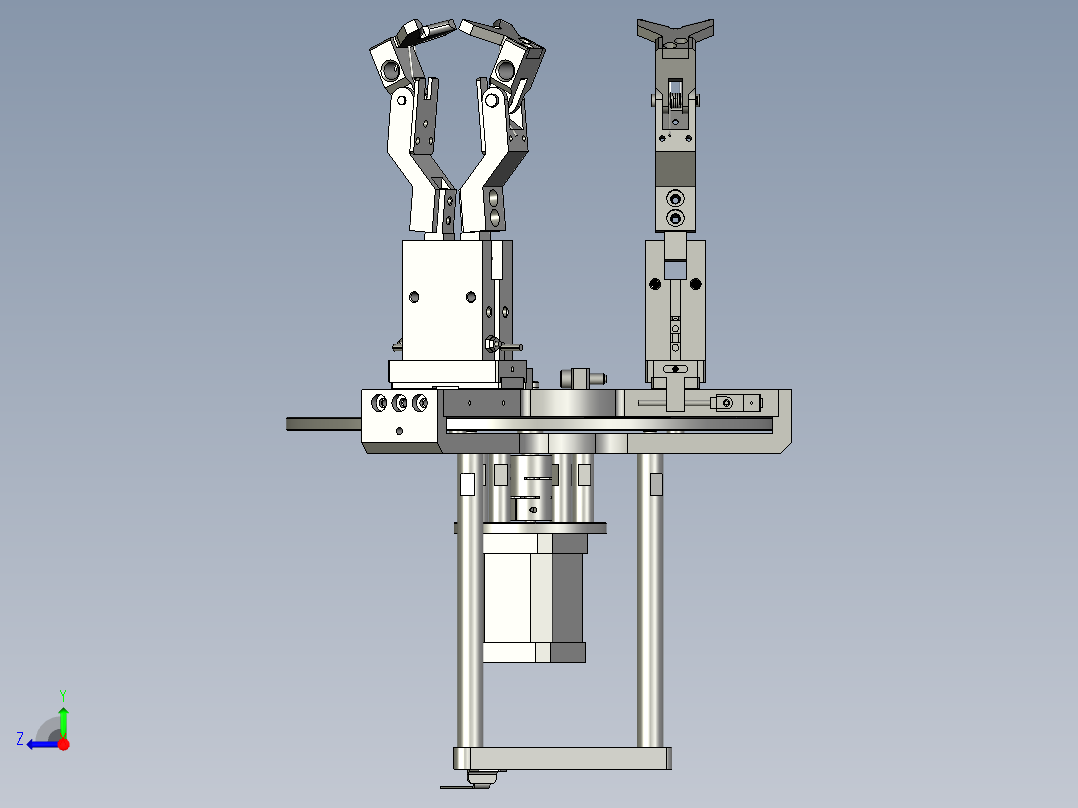 XMGJZDZP-C1-000脚垫抓取治具右视图