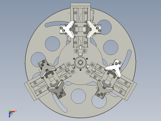 XMGJZDZP-C1-000脚垫抓取治具俯视缩略图