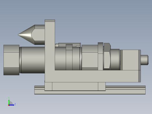 顶紧机构左视缩略图